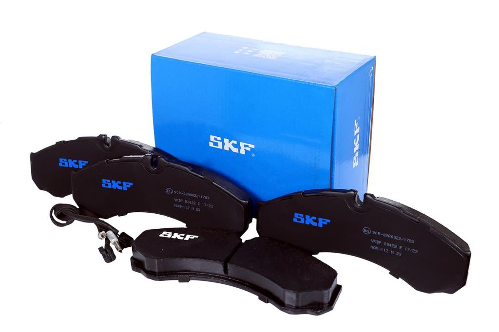 Jeu de 4 plaquettes de frein SKF ref. VKBP 80422 E
